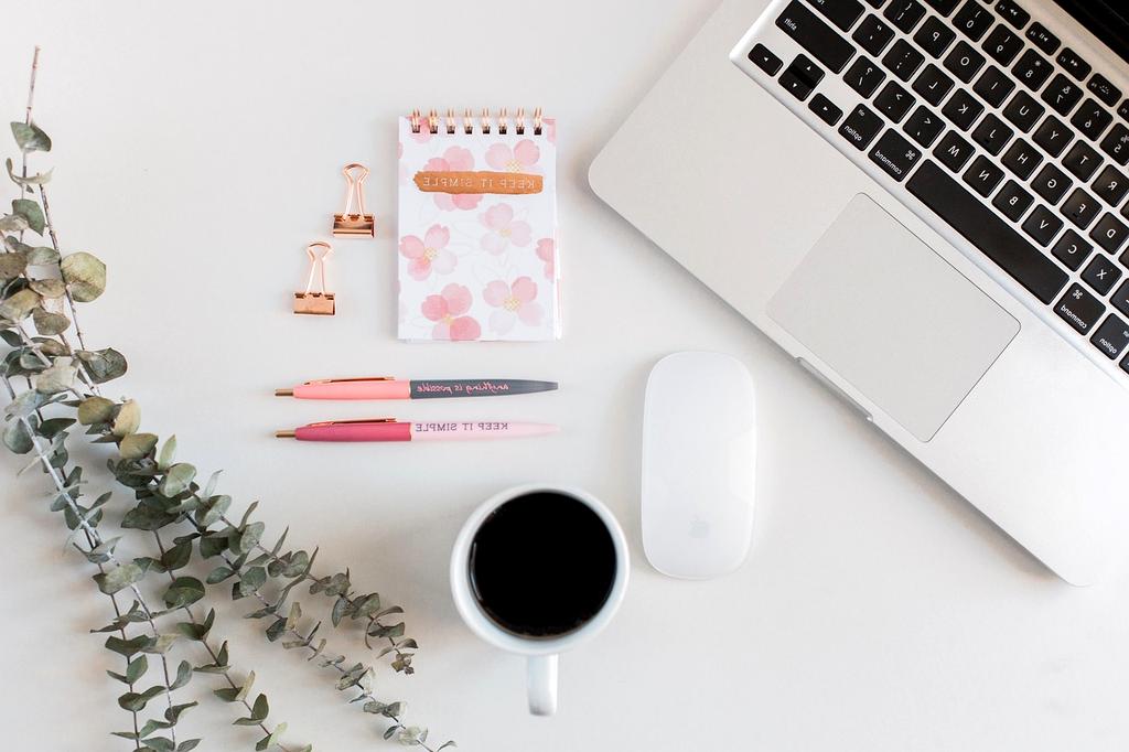 Organized workspace with natural light
