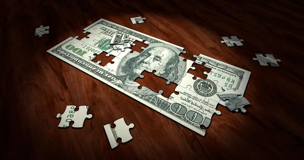 Futuristic home interior with transparent smart storage pods